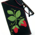 Double Strawberry Eyeglass Case - click to see an enlarged image
